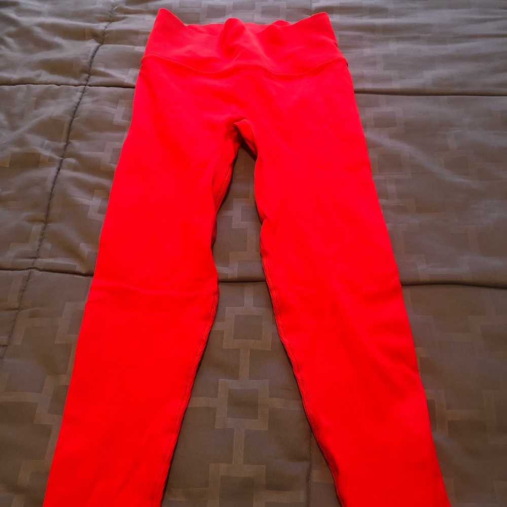 Victoria Secrets red seamless leggings
